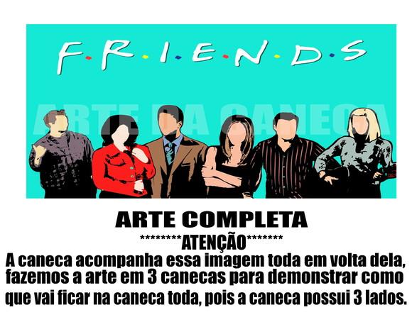 Caneca Polímero Seriado Friends Personalizada