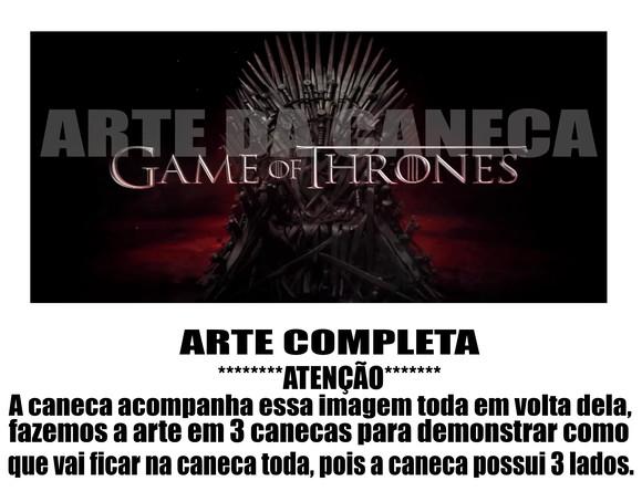 Caneca Polímero Seriado Game Of Thrones Personalizada