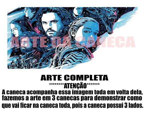 Caneca Polímero Seriado Game Of Thrones Personalizada