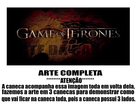 Caneca Polímero Seriado Game Of Thrones Personalizada