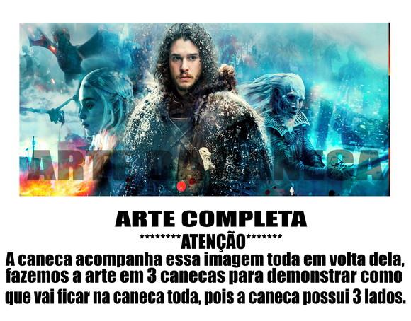 Caneca Polímero Seriado Game Of Thrones Personalizada