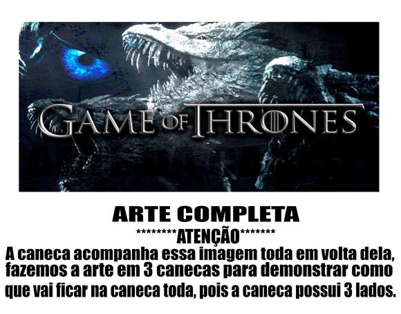 Caneca Polímero Seriado Game Of Thrones Personalizada