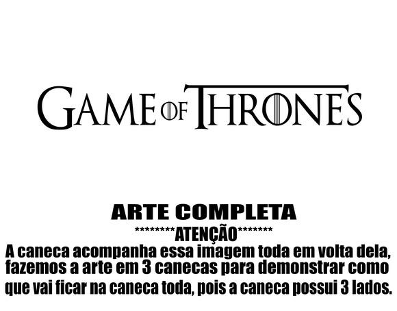Caneca Polímero Seriado Game Of Thrones Personalizada