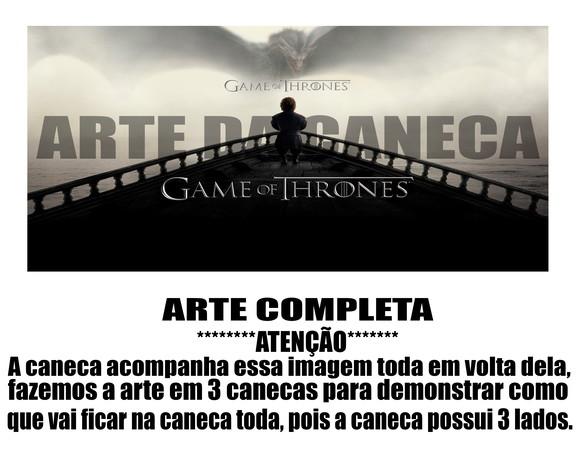 Caneca Polímero Seriado Game Of Thrones Personalizada