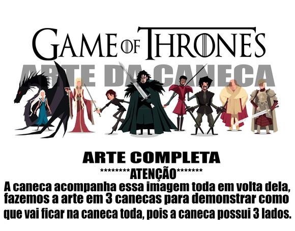 Caneca Polímero Seriado Game Of Thrones Personalizada