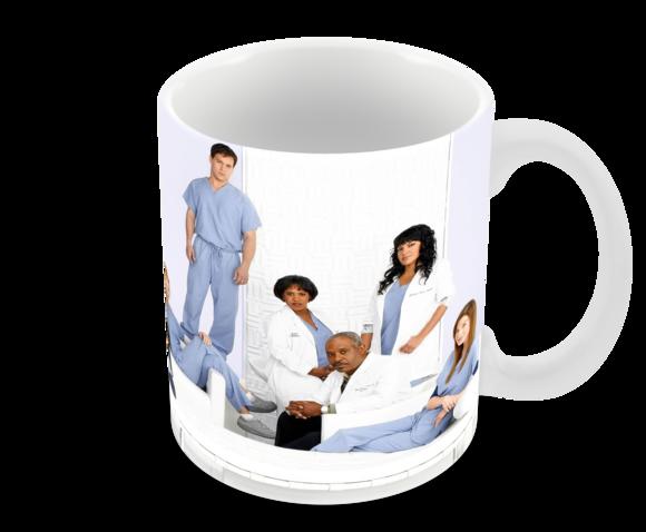 Caneca Polímero Seriado Greys Anatomy Personalizada
