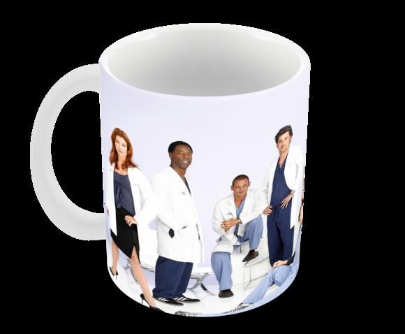 Caneca Polímero Seriado Greys Anatomy Personalizada