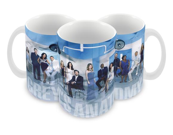 Caneca Polímero Seriado Greys Anatomy Personalizada
