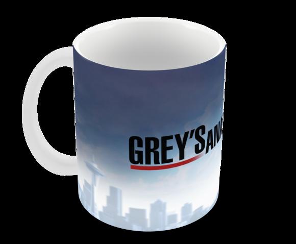 Caneca Polímero Seriado Greys Anatomy Personalizada
