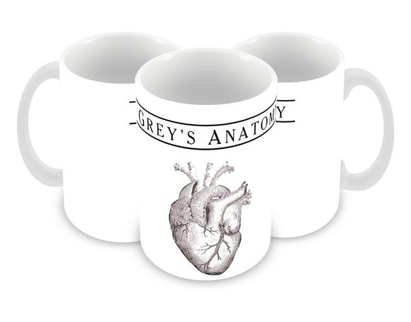 Caneca Polímero Seriado Greys Anatomy Personalizada