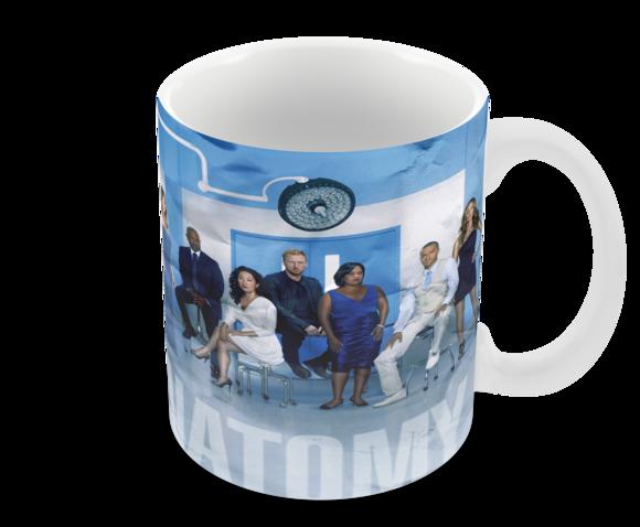 Caneca Polímero Seriado Greys Anatomy Personalizada