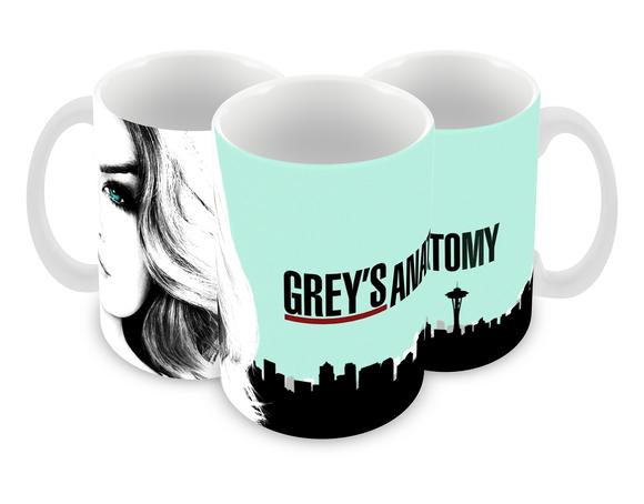 Caneca Polímero Seriado Greys Anatomy Personalizada