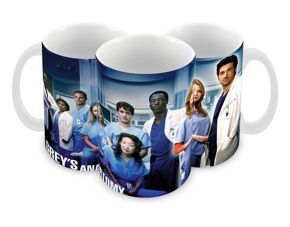 Caneca Polímero Seriado Greys Anatomy Personalizada