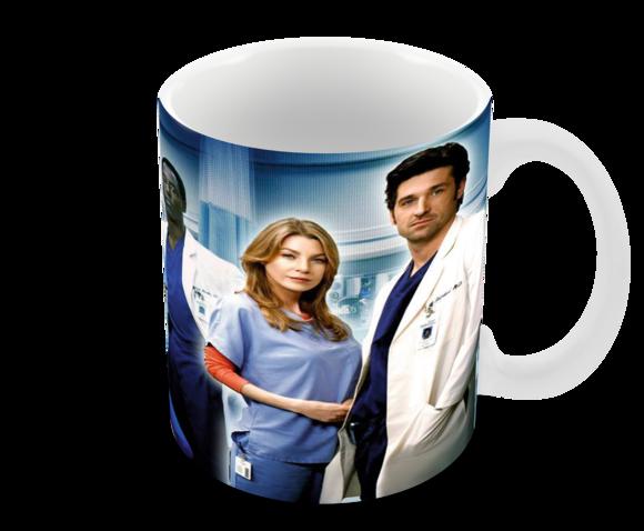 Caneca Polímero Seriado Greys Anatomy Personalizada