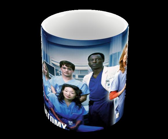 Caneca Polímero Seriado Greys Anatomy Personalizada