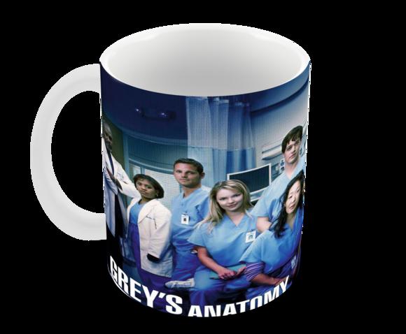 Caneca Polímero Seriado Greys Anatomy Personalizada