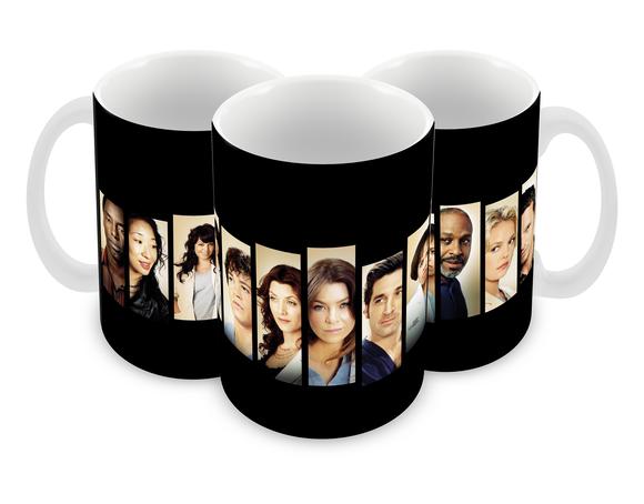 Caneca Polímero Seriado Greys Anatomy Personalizada