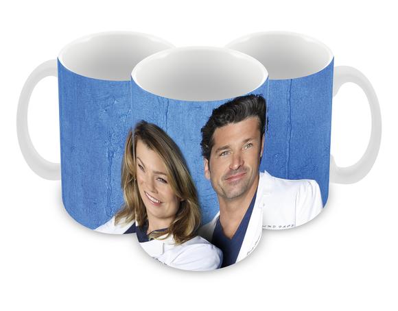 Caneca Polímero Seriado Greys Anatomy Personalizada