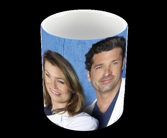 Caneca Polímero Seriado Greys Anatomy Personalizada