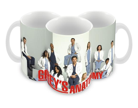 Caneca Polímero Seriado Greys Anatomy Personalizada