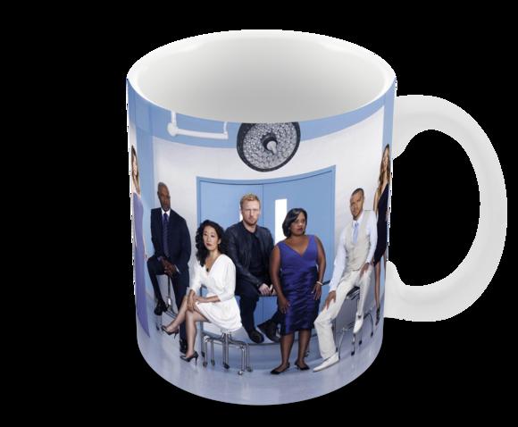 Caneca Polímero Seriado Greys Anatomy Personalizada