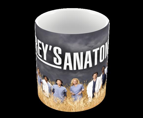 Caneca Polímero Seriado Greys Anatomy Personalizada