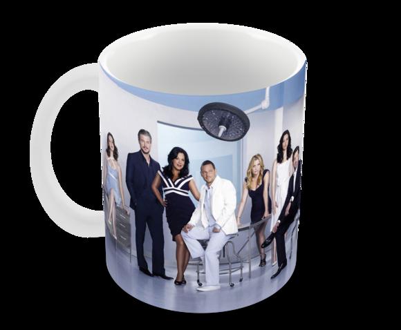 Caneca Polímero Seriado Greys Anatomy Personalizada