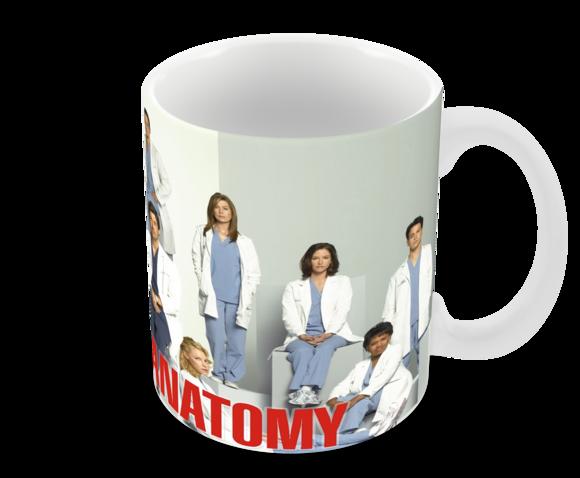Caneca Polímero Seriado Greys Anatomy Personalizada