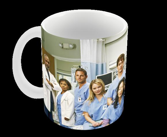 Caneca Polímero Seriado Greys Anatomy Personalizada