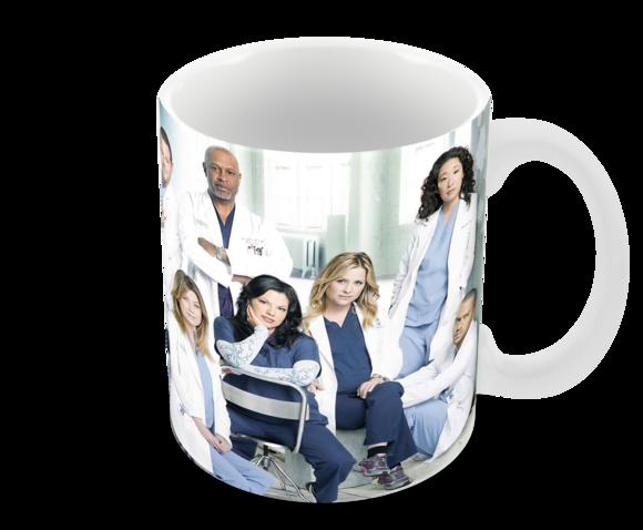 Caneca Polímero Seriado Greys Anatomy Personalizada