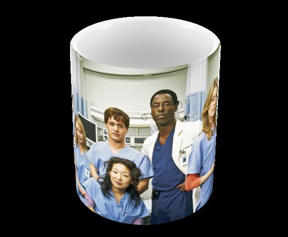 Caneca Polímero Seriado Greys Anatomy Personalizada