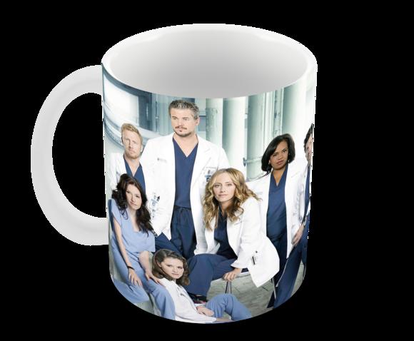 Caneca Polímero Seriado Greys Anatomy Personalizada