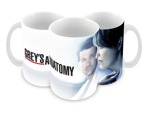 Caneca Polímero Seriado Greys Anatomy Personalizada
