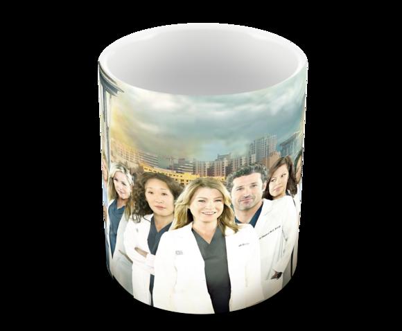 Caneca Polímero Seriado Greys Anatomy Personalizada