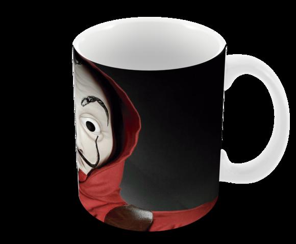 Caneca Polímero Seriado La Casa de Papel Personalizada