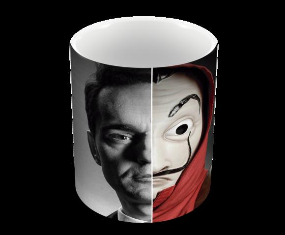 Caneca Polímero Seriado La Casa de Papel Personalizada