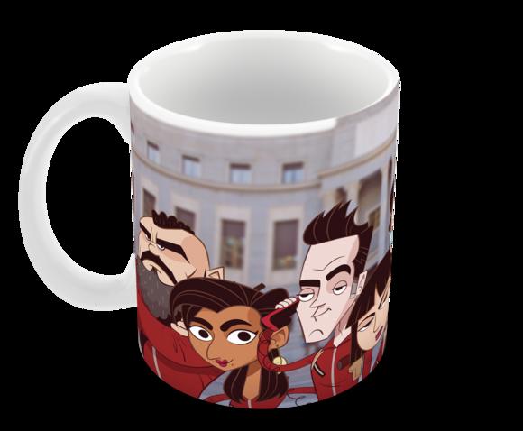 Caneca Polímero Seriado La Casa de Papel Personalizada
