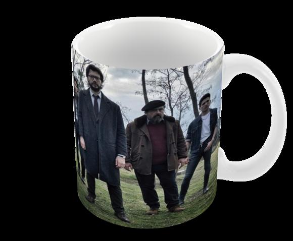 Caneca Polímero Seriado La Casa de Papel Personalizada