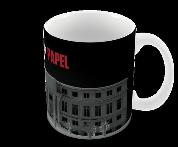 Caneca Polímero Seriado La Casa de Papel Personalizada