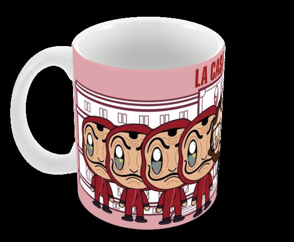 Caneca Polímero Seriado La Casa de Papel Personalizada