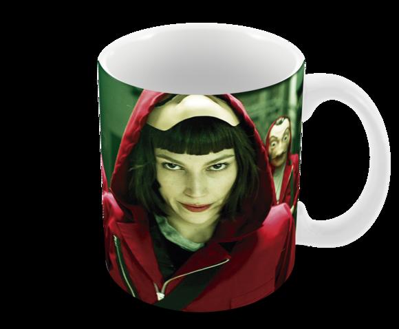 Caneca Polímero Seriado La Casa de Papel Personalizada