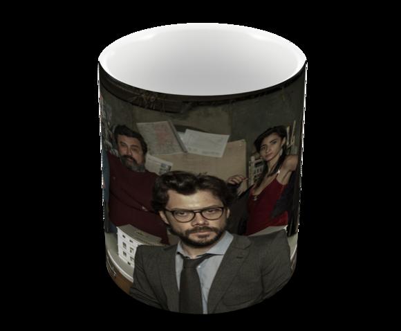 Caneca Polímero Seriado La Casa de Papel Personalizada