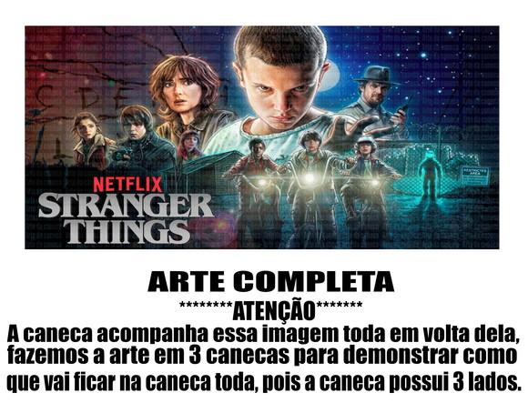 Caneca Polímero Seriado Stranger Things Personalizada