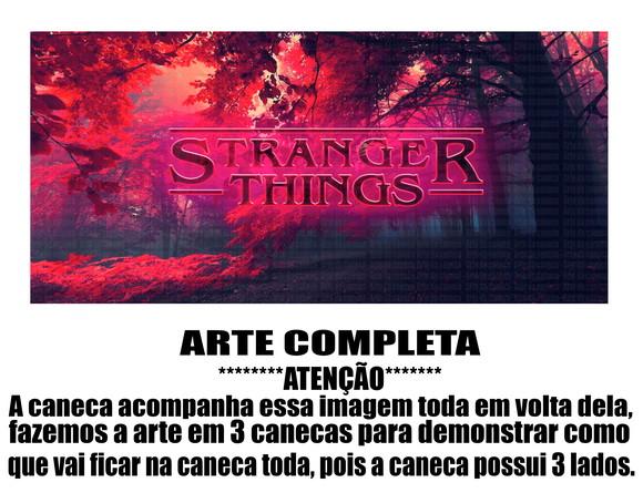 Caneca Polímero Seriado Stranger Things Personalizada