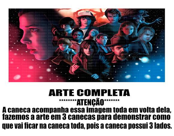 Caneca Polímero Seriado Stranger Things Personalizada
