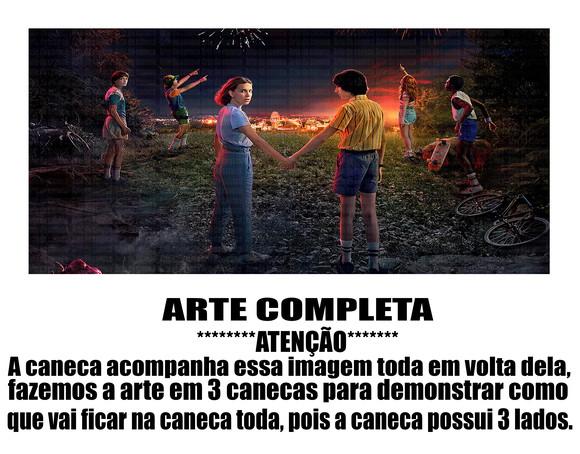 Caneca Polímero Seriado Stranger Things Personalizada