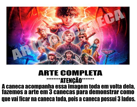 Caneca Polímero Seriado Stranger Things Personalizada