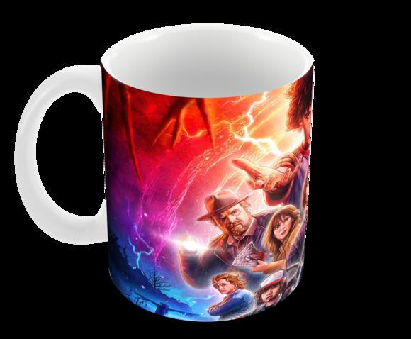 Caneca Polímero Seriado Stranger Things Personalizada