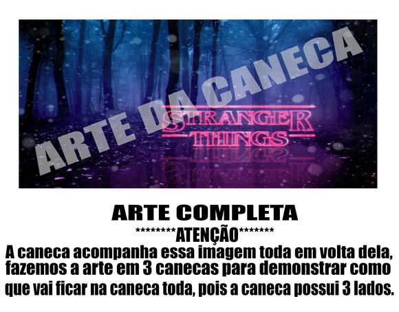 Caneca Polímero Seriado Stranger Things Personalizada