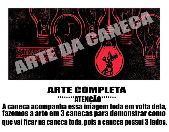 Caneca Polímero Seriado Stranger Things Personalizada